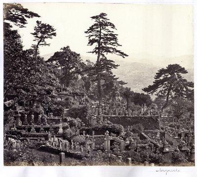 Stadt Nagasaki (Japan) im Jahr 1865 von Unknown